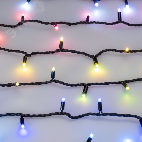 Гирлянда светодиодная декоративная ARD-STRING-PRO-10000-BLACK-95LED-LIVE RGBW-DMX 24V, 10W ARDCL, IP65 - фото 4