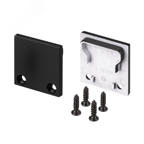 Заглушка SL-LINE-2011M SQUARE BLACK глухая (ARL, Пластик)