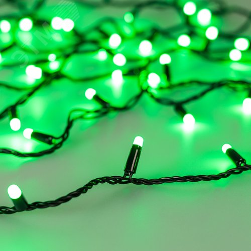 Гирлянда светодиодная декоративная ARD-STRING-CLASSIC-20000-BLACK-200 LED-MILK-SYNC RGB 230V, 13W ARDCL, IP65 - фото 4