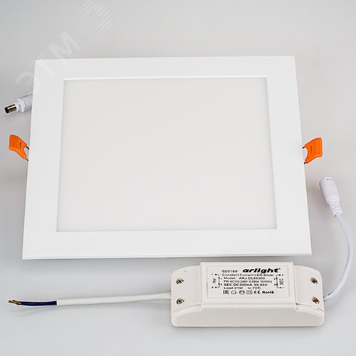 Светильник DL-225x225м-21W Day White (ARL, IP40 металл, 3 года) 3