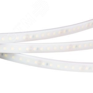 Лента LED RTW 2-5000PW 24V White6000 2x (3528, 600 LED, LUX) (ARL, 9.6 Вт/м, IP66) (018995)
