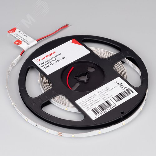 Лента светодиодная 2.9 Вт/м 24В 8000K IP20 30LED/м RT-A30-8mm SMD 3528 5 м 2