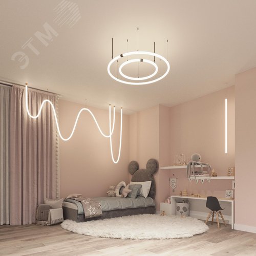 Линейка SL-ARC-D800-A45-5.8W 24V White6000 (320мм, дуга 1 из 8) (Открытый) 5