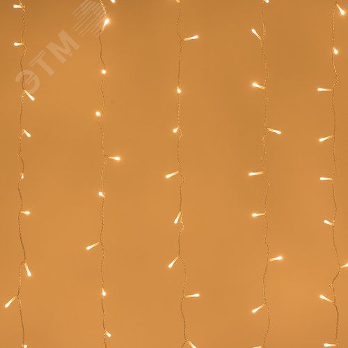 Гирлянда светодиодная декоративная ARD-CURTAIN-HOME-2000x2500-CLEAR-300 LED Warm 230V, 12W ARDCL, IP20 - фото 3