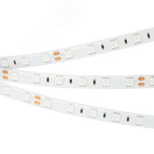 Лента RTW 2-5000SE 24V Green 2x (5060, 300 LED, LUX) (Arlight, 14.4 Вт/м, IP65) (016505)