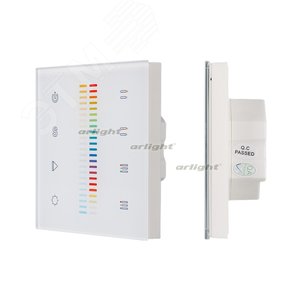 Панель Sens SR-2830C-AC-RF-IN White (220V,RGB+CCT,4зоны) (ARL, IP20 Пластик, 3 года) (021035) - Arlight