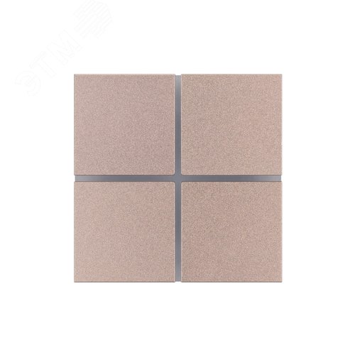 Заглушка ARH-DECORE-S12-EXT Flat с отверстием (ARL, Пластик) 4