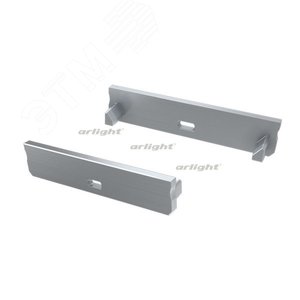 Заглушка для ALM-FLAT-S серая с отверстием (ARL, Пластик) (026743)