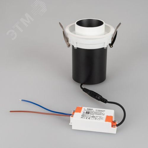 Светильник LTD-PULL-R100-10W Day4000 (WH, 24 deg, 230V) (IP20 металл, 5 лет) - фото 5