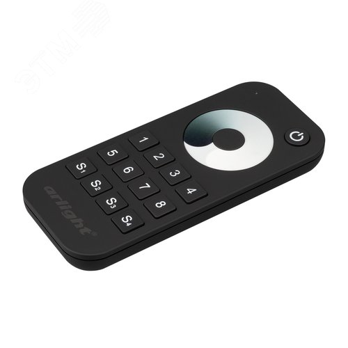 Пульт SMART-R24-DIM Black 8 зон, 2.4G ARL, IP20 пластик, 5 лет - Arlight