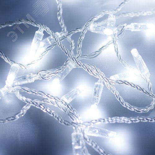 Гирлянда светодиодная декоративная ARD-STRING-CLASSIC-10000-CLEAR-100LED-FLASH WHITE 230V, 7W ARDCL, IP65