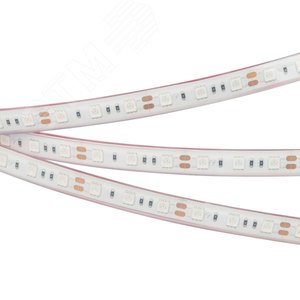 Лента LED RTW 2-5000PGS 12V Red 2x (5060, 300 LED, LUX) (ARL, 14.4 Вт/м, IP67) (015134)