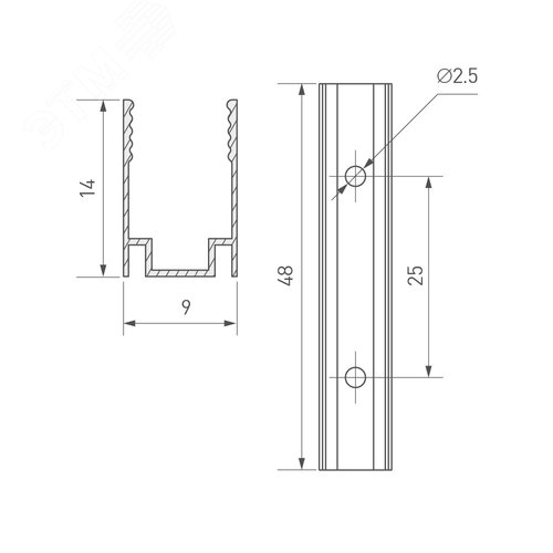 Экран ARH-DECORE-S12 Square Clear (ARL, Пластик) 14