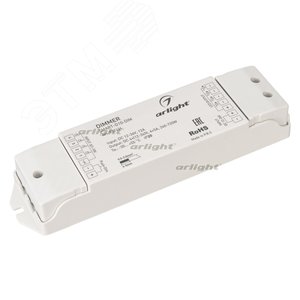 Диммер SMART-D10-DIM (12-36V, 4x5A, 0/1-10V) (ARL, IP20 Пластик, 5 лет) (027136) - Arlight