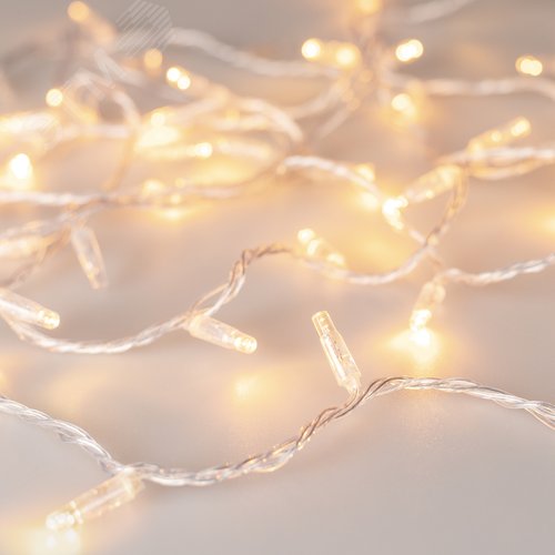 Гирлянда светодиодная декоративная ARD-STRING-CLASSIC-1000-CLEAR-100LED-PULSE Warm 230V, 7W ARDCL, IP65 - Arlight