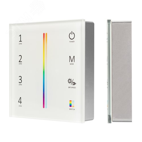 Панель Sens SMART-P55-MULTI White (3V, 4 зоны, 2.4G) (ARL, IP20 Пластик, 5 лет) - Arlight
