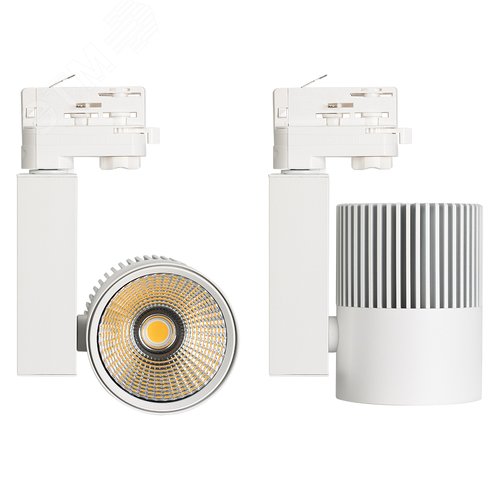 Светильник трековый LGD-ARES-4TR-R100-40W Day4000 (WH, 24 deg) (ARL, IP20 Металл, 3 года) - фото 4