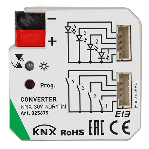 INTELLIGENT ARLIGHT Конвертер KNX-309-4DRY-IN (BUS) | 025679 | Arlight 2