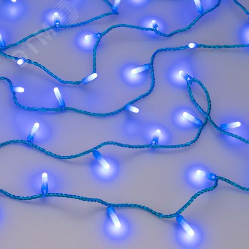 Гирлянда светодиодная декоративная ARD-STRING-CLASSIC-10000-BLUE-100LED-MILK-STD Blue 230V, 7W ARDCL, IP65 - фото 2