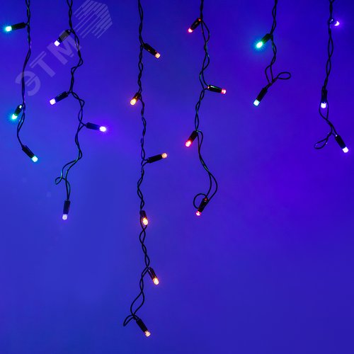 Гирлянда светодиодная декоративная ARD-EDGE-CLASSIC-2400x600-BLACK-88LED-LIVE RGB 230V, 6W ARDCL, IP65