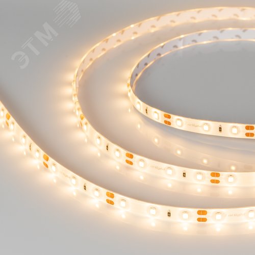 Лента светодиодная 7,2 Вт/м 12В IP65 3000K 60LED/м RT/RTW-A60-8mm SMD 2835 5 м - Arlight
