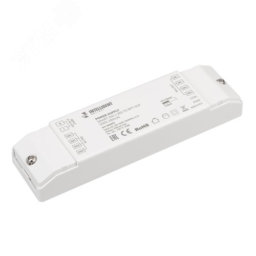 Блок питания шины INTELLIGENT SMART-DALI-302-72-RPT-SUF (230V, 200mA) (IARL, IP20 пластик, 5 лет) - Arlight, артикул 046473