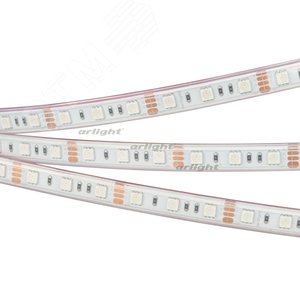 Лента LED RTW 2-5000P 12V RGB 2x (5060, 300 LED, LUX) (ARL, 14.4 Вт/м, IP66) - Arlight