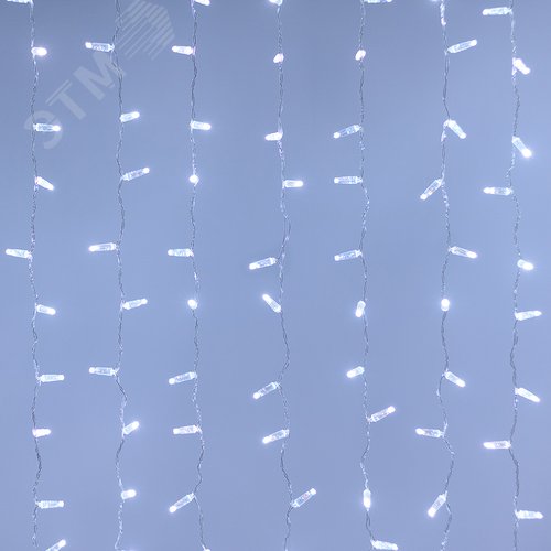 Гирлянда светодиодная декоративная ARD-CURTAIN-CLASSIC-2000x3000-CLEAR-760LED White 230V, 60W ARDCL, IP65 - фото 3