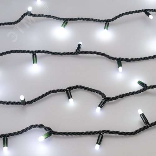 Гирлянда светодиодная декоративная ARD-STRING-PRO-1000-GREEN-100LED-MILK-PULSE White 230V, 7W ARDCL, IP65 - фото 3