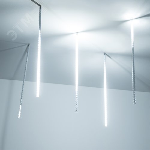 Гирлянда светодиодная декоративная ARD-ICEFALL-CLASSIC-D12-500-5PCS-CLEAR-72LED-LIVE WHITE 230V, 6W ARDCL, IP65