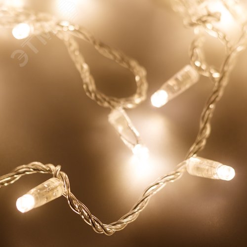 Гирлянда светодиодная декоративная ARD-STRING-CLASSIC-10000-CLEAR-100LED-STD WARM 230V, 7W ARDCL, IP65 4