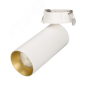 Светильник SP-POLO-BUILT-R65-8W Day4000 (WH-GD, 40 deg) (Arlight, IP20 Металл, 3 года) (027251) - Arlight