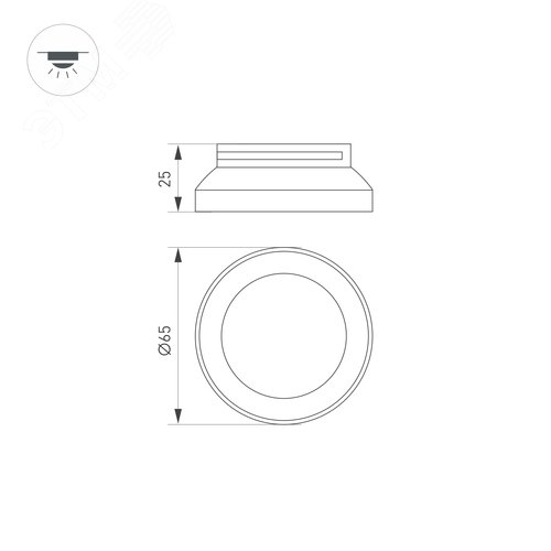 Угол S2-LINE-4067-T90 тройной (ARL, Металл) 7