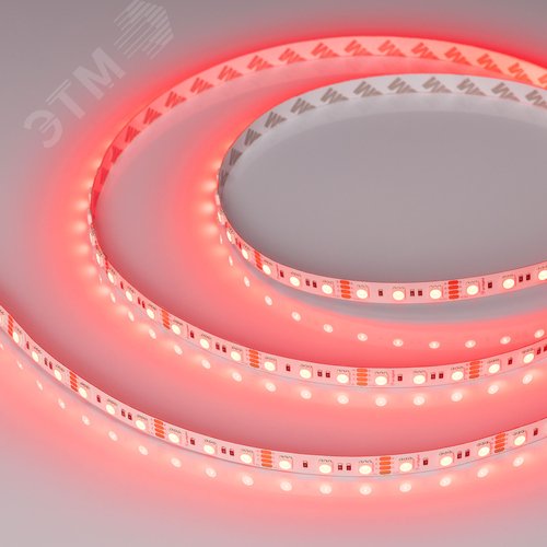 Лента светодиодная 15 Вт/м 12В IP20 RGB 72LED/м RT-B72-10mm SMD 5060 5 м - Arlight