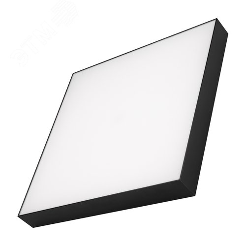 Светильник SP-QUADRO-S500x500-50W Day4000 (BK, 120 deg, 230V) (, IP40 Металл, 3 года) - Arlight