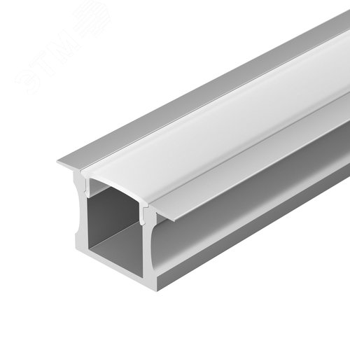 Профиль с экраном ALU-SLIM-H15-F-2000 ANOD+FROST (Алюминий) - Arlight