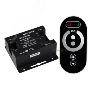 Диммер LN-RF6B-Sens Black (12-24V, 3x8A) (ARL, IP20 Металл, 1 год) (023377) - Arlight