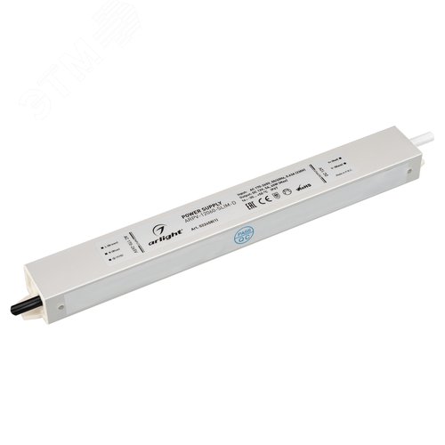 Блок питания ARPV-12060-SLIM-D (12V, 5A, 60W) (ARL, IP67 Металл, 3 года) - Arlight