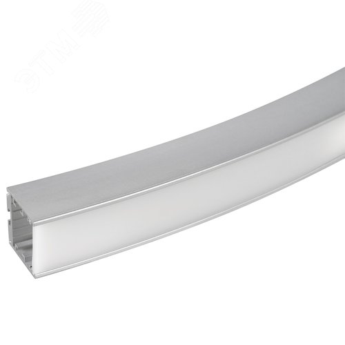 Профиль SL-ARC-3535-D1500-W90 SILVER (1180мм, дуга 1 из 4) (ARL, Алюминий) - фото 4