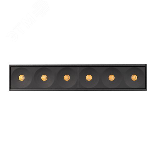 Светильник MAG-DARK-45-L400-12W Warm3000 (BK, 20 deg, 24V) (IP20 металл, 3 года) - фото 4