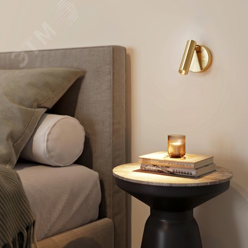 Светильник SP-BED-NB-R90-3W Warm3000 (GD, 20 deg, 230V) (, IP20 Металл, 3 года) - фото 5