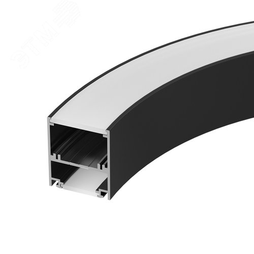 Профиль SL-ARC-5060-D1000-A45 BLACK (дуга 1 из 8) ( Алюминий) - Arlight