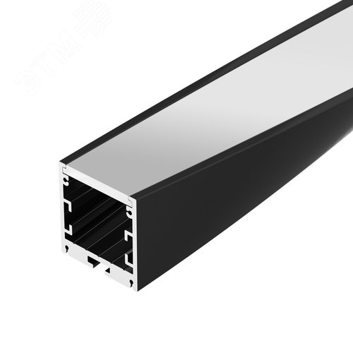 Профиль SL-ARC-3535-TWIST90R-400 BLACK (Алюминий) - Arlight