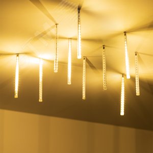 Гирлянда ARD-ICEFALL-CLASSIC-D12-200-10PCS-CLEAR-32LED-LIVE WARM (230V, 10.5W) (ARDCL, IP65) (026044)