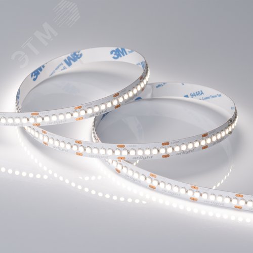 Лента светодиодная 19,2 Вт/м 24В IP20 4000K 240LED/м RT-A240-10mm SMD 3528 5 м - фото 3