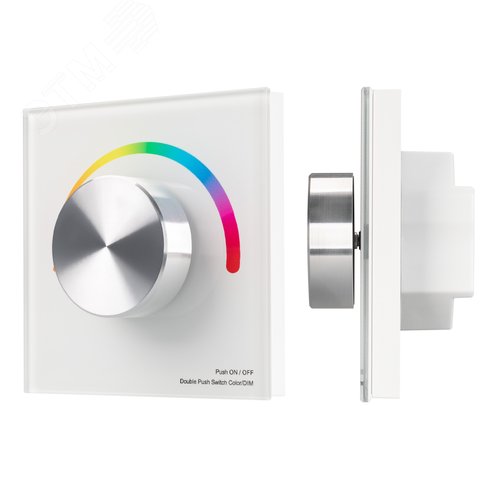 Панель SMART-P5-RGB-G-IN White (3V, Rotary, 2.4G) (, IP20 Пластик, 5 лет) - Arlight