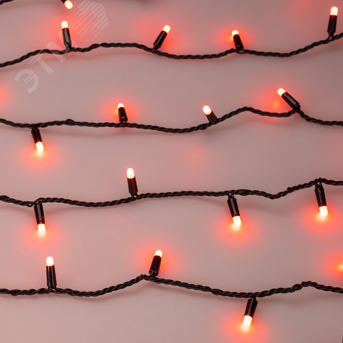 Гирлянда светодиодная декоративная ARD-STRING-CLASSIC-10000-BLACK-100LED-MILK-LIVE RGB-DMX 24V, 10W ARDCL, IP65 - фото 3