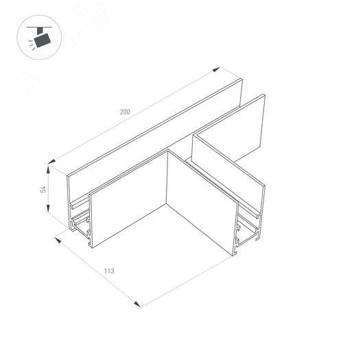 Панель KNX-223-4-GREY (BUS) (IARL, -) (028720) 6