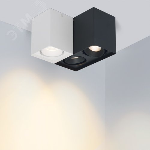 Светильник SP-CUBUS-S100x200BK-2x11W Day White 40deg IP20 металл 3 года - фото 3