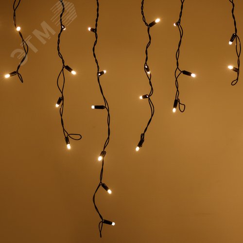 Гирлянда светодиодная декоративная ARD-EDGE-PRO-5600x900-BLACK-240LED-STD WARM 230V, 15W ARDCL, IP65